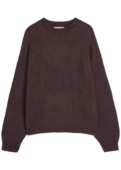 Studio Nicholson Wynn Knit Jumper In Brown