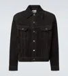 Studio Nicholson X Aaron Levine Boston Suede Jacket In Black