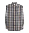 Studio Nicholson X Aaron Levine Cotton Check View Shirt In Blue