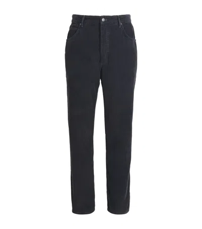 Studio Nicholson X Aaron Levine Cotton Corduroy Woodstock Trousers In Blue