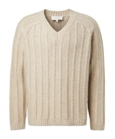 Studio Nicholson X Aaron Levine Sussex Virgin Wool Sweater In Brown