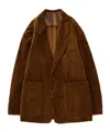 Studio Nicholson X Beams Plus Long-sleeved Jacket In Brown