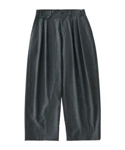Studio Nicholson X Beams Plus Track Pants In Gray