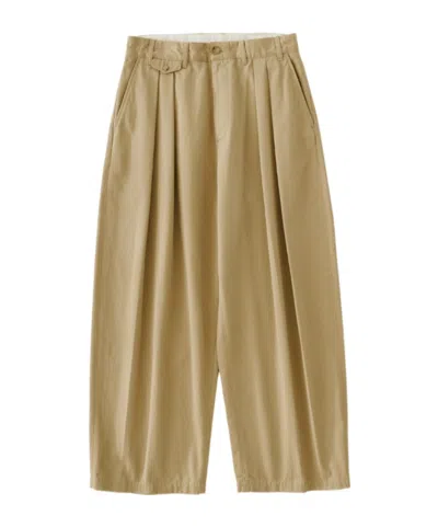 Studio Nicholson X Beams Plus Trousers In Nude