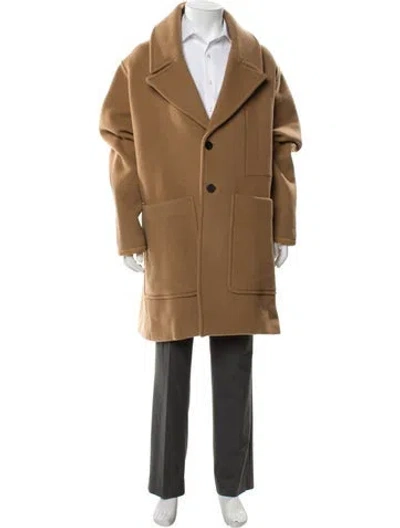 Pre-owned Studio Nicholson X Gloverall Wool Parka In Neutral