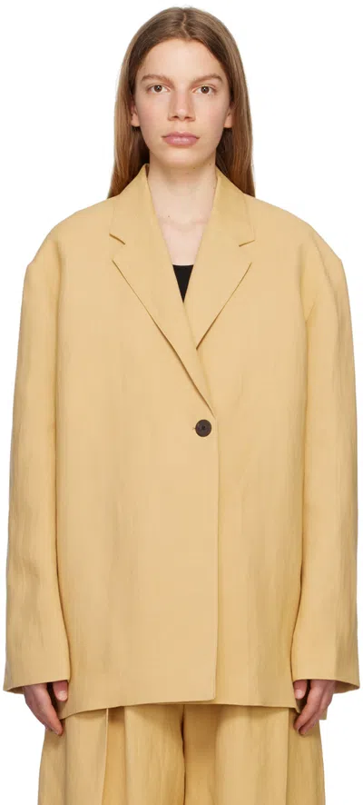 STUDIO NICHOLSON YELLOW SOACHA BLAZER