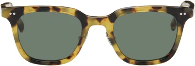 Studio Nicholson Yellow Type 1 Sunglasses In Brown
