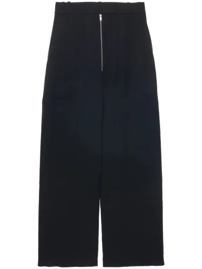 Studio Nicholson Zip Front Wide Leg Pants By