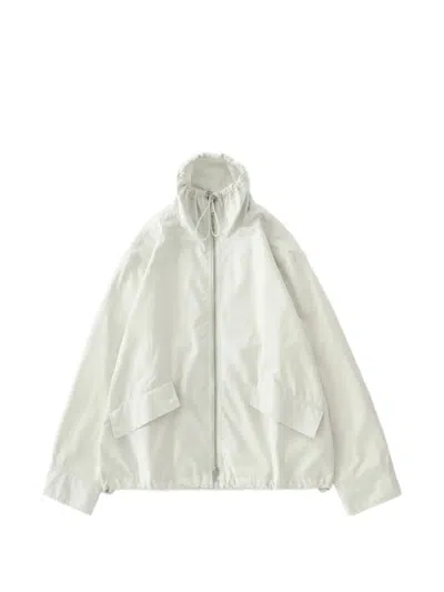 Studio Nicholson 'zip Thru' Jacket In White