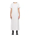 Studio Nicholson Off-white Zip Maxi Dress In White