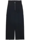 Studio Nicholson Zipper Front Wide Leg Pants Clothing In Black