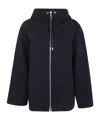 Studio Nicholson Parka With Hood And Drawstring Detail In Black