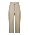 Studio Nicholson Wool-linen Trousers In Nude