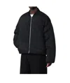 Studio Nicholson Zippered Down Jacket In Black