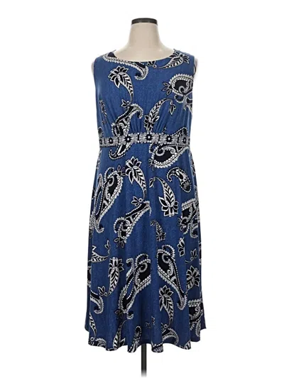Pre-owned Studio One Casual Dress In Blue