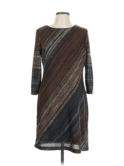 Pre-owned Studio One Casual Dress In Brown