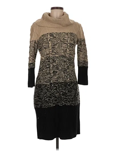 Pre-owned Studio One Casual Dress In Brown