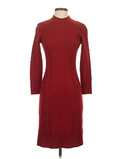 Pre-owned Studio One Casual Dress In Burgundy