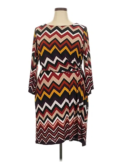Pre-owned Studio One Casual Dress In Burgundy