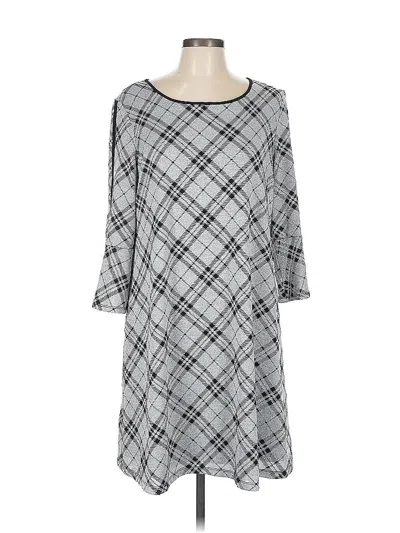 Pre-owned Studio One Casual Dress In Gray
