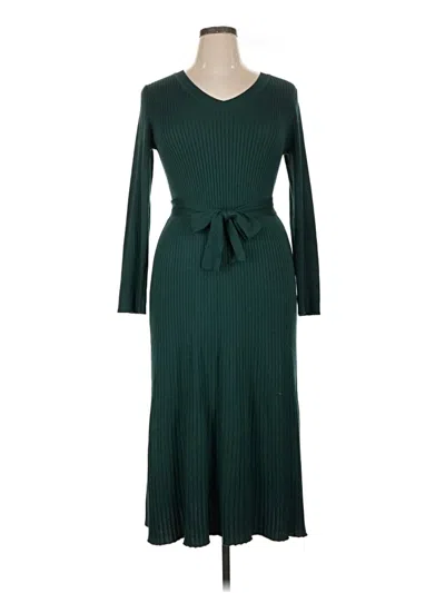 Pre-owned Studio One Casual Dress In Green
