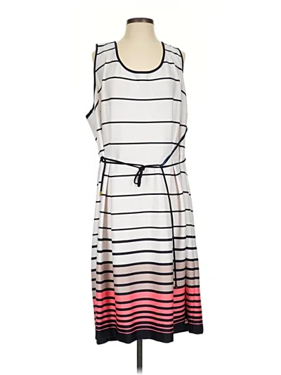 Pre-owned Studio One Casual Dress In White