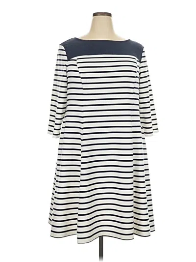 Pre-owned Studio One Casual Dress In White