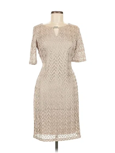 Pre-owned Studio One Cocktail Dress In Brown