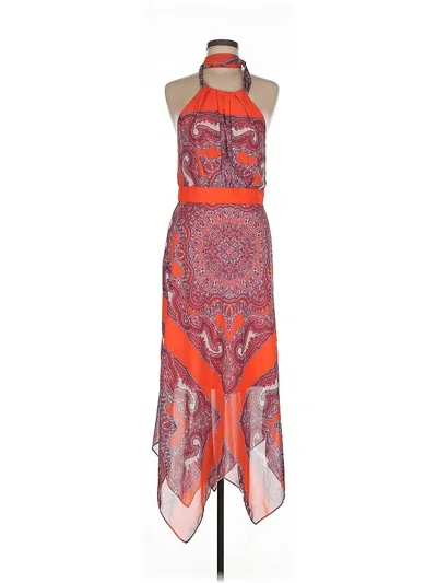 Pre-owned Studio One Cocktail Dress In Orange