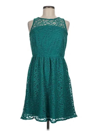 Pre-owned Studio One Cocktail Dress In Teal