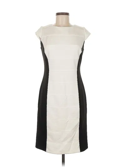 Pre-owned Studio One Cocktail Dress In White
