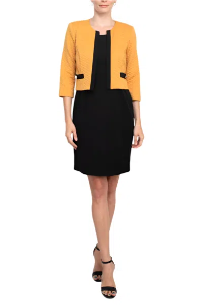 Studio One New York 66335 Fitted Bodycon Short Cocktail Dress In Black