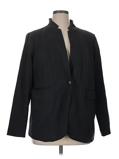 Pre-owned Studio Park Blazer Jacket In Black