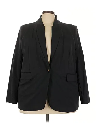 Pre-owned Studio Park Blazer Jacket In Black