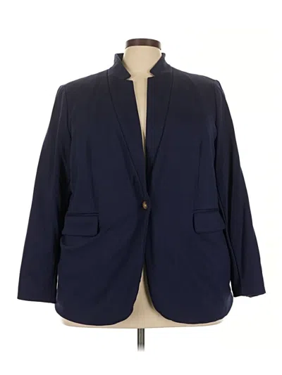 Pre-owned Studio Park Blazer Jacket In Blue