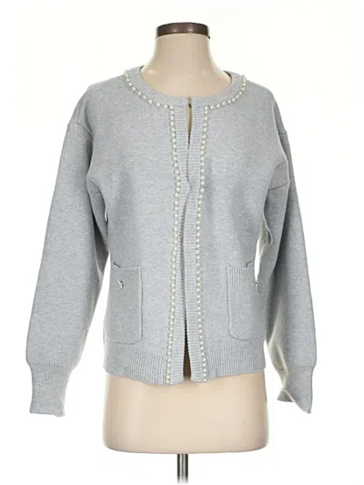 Pre-owned Studio Park Cardigan Sweater In Gray