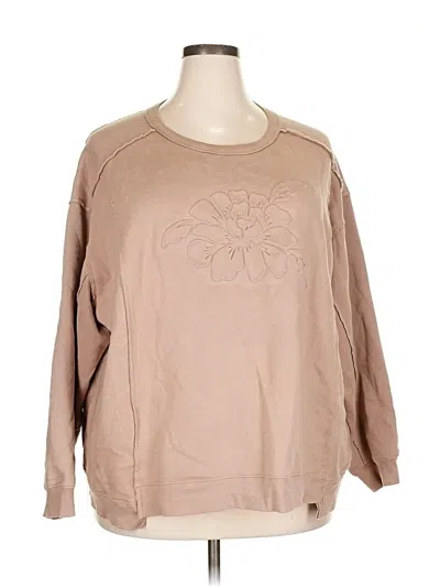 Pre-owned Studio Park Sweatshirt In Brown