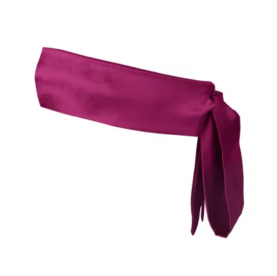 Studio Pia Women's Pink / Purple / Red Aiya Organic Silk Tie Mulberry