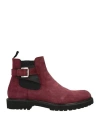 Studio Pollini Woman Ankle Boots Garnet Size 7 Leather