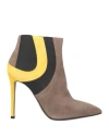 Studio Pollini Woman Ankle Boots Taupe Size 7 Leather