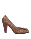 Studio Pollini Woman Pumps Light Brown Size 8 Leather In Beige