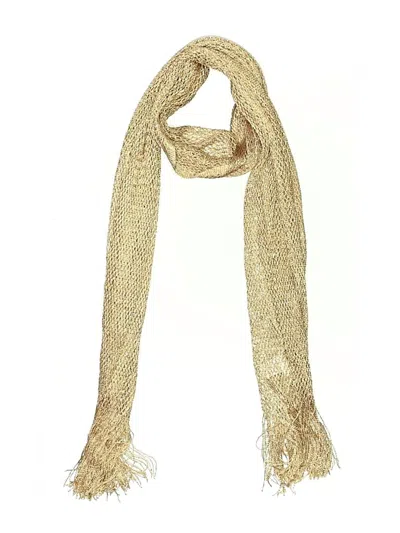 Pre-owned Studio Scarf In Gold