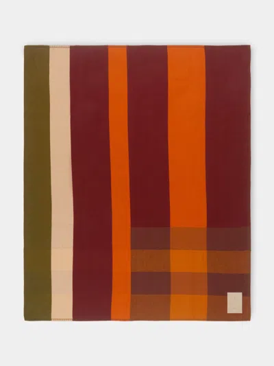 Studio Shamshiri X Abask Handwoven Cashmere Bold-stripe Extra Large Blanket (118in/3m) In Multi