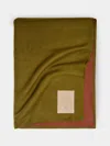Studio Shamshiri X Abask Handwoven Cashmere Double-faced Extra Large Blanket (118in/3m) In Brown