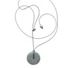 Studio Solíz Women's Black / Green / Silver Disco Maya Jade Pendant & Sterling Silver Necklace In Multi