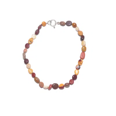 Studio Solíz Women's Neutrals Cosecha Mookaite Fitted Collar Necklace