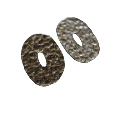 Studio Solíz Women's Ojo Hand-formed Sterling Silver Studs