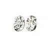 Studio Solíz Women's Ojo Hand Sculpted Fine Silver Earrings In Metallic