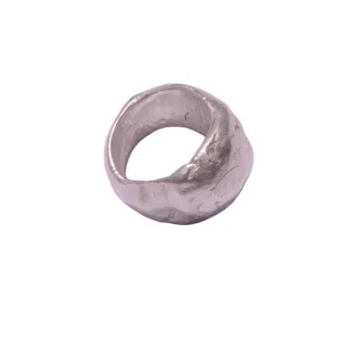 Studio Solíz Women's Peso Hand Formed Fine Silver Ring