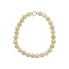 Studio Solíz Women's Yellow Miel Milky Opal Choker Necklace